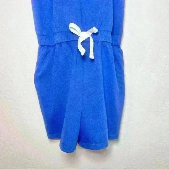 NWT Cat & Jack Girls Blue Romper Size Medium (8) - Picture 2 of 9